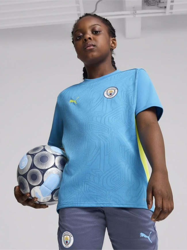 Maillot d'entrainement mcfc bleu enfant - Puma