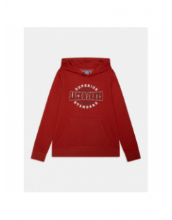 Sweat à capuche logo rouge enfant - Jack & Jones