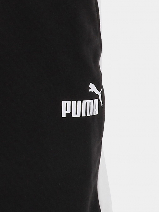 Short jogging essential block noir blanc garçon - Puma