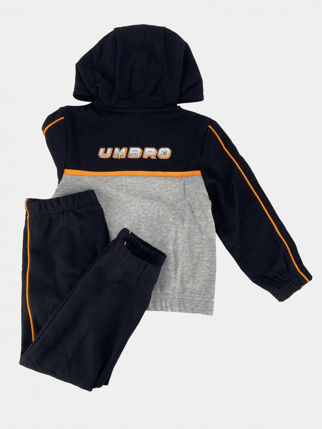 Ensemble survêtement saro noir gris garçon - Umbro