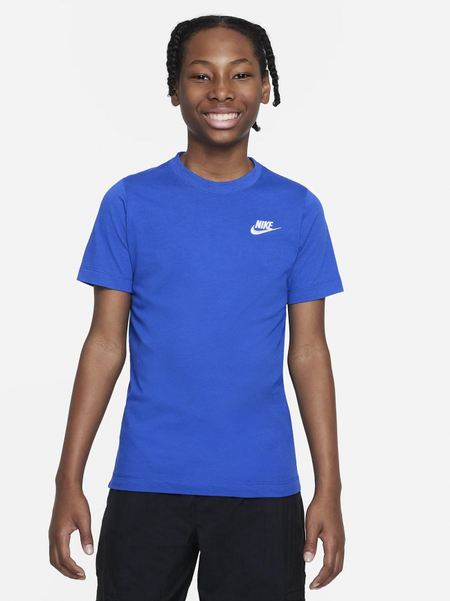 T-shirt nsw emb futura bleu enfant - Nike