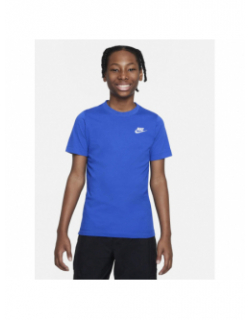 T-shirt nsw emb futura bleu enfant - Nike