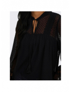 Blouse tessa eliza noir femme - Only