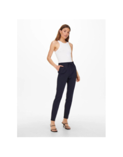 Pantalon pop trash life easy bleu marine femme - Only