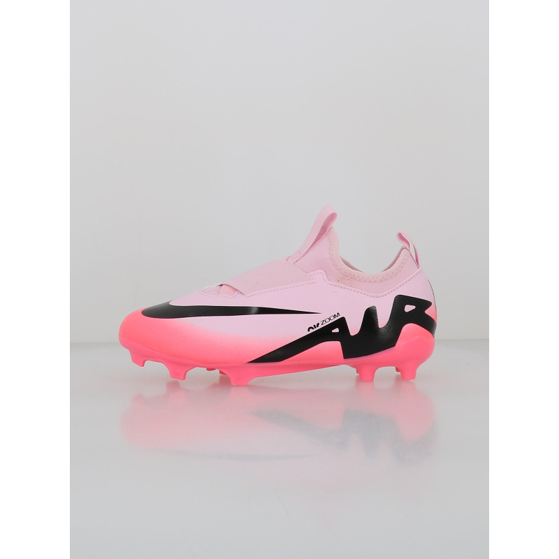 Chaussures de football zoom vapor 15 fg/mg rose enfant - Nike