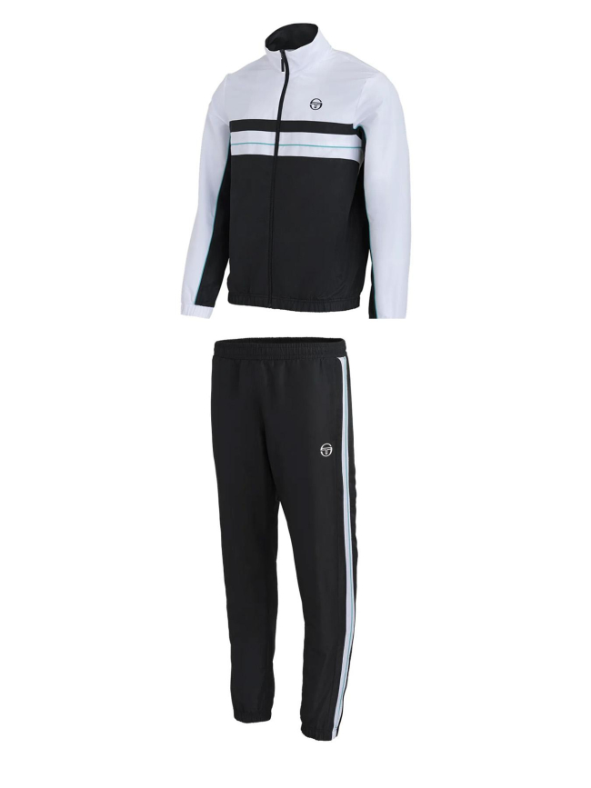 Ensemble de survêtement zelma noir blanc homme - Sergio Tacchini