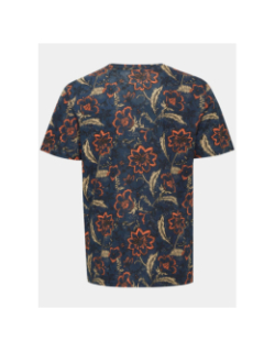 T-shirt floral bleu marine homme - Blend