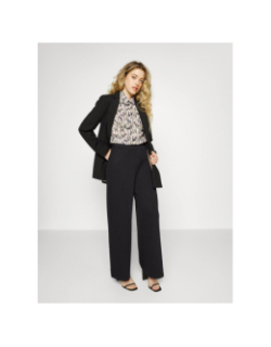 Pantalon ihkate sus office wide noir femme - Ichi