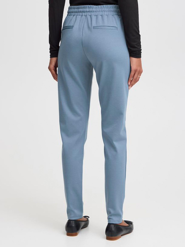 Pantalon kate bleu femme - Ichi