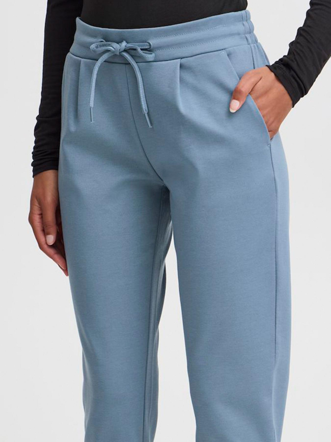 Pantalon kate bleu femme - Ichi