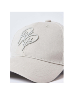 Casquette logo brodé beige homme - Project X Paris