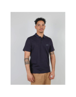 Polo uni nazak bleu marine homme - Oxbow