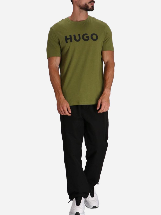 T-shirt dulivio vert homme - Hugo