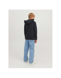 Sweat à capuche jjecorp logo noir enfant - Jack & Jones