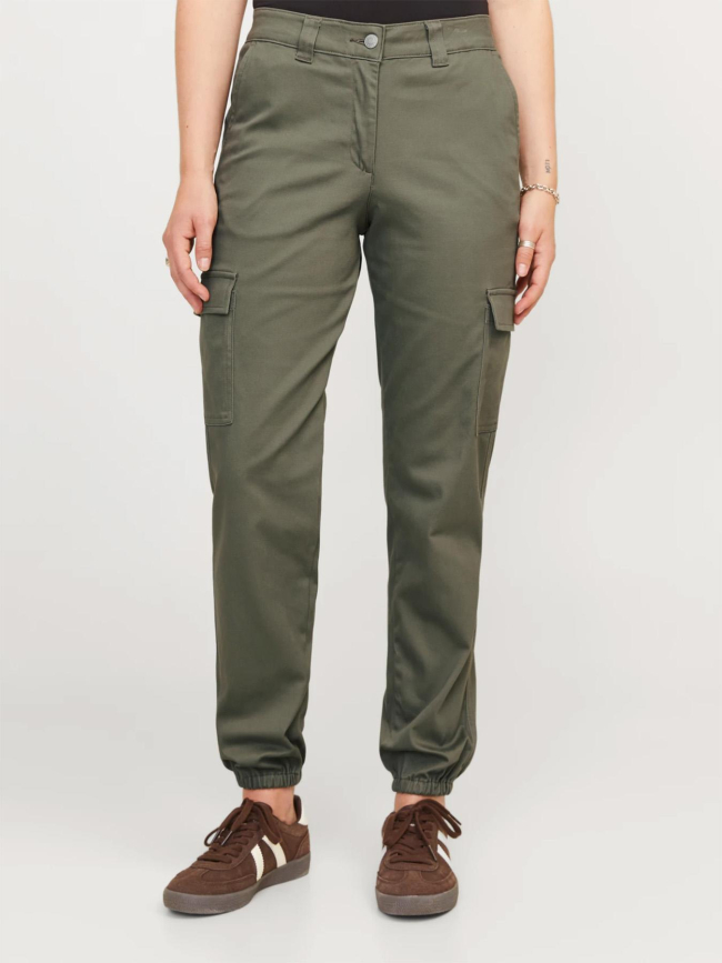 Pantalon cargo kendal zoé kaki femme - Jjxx