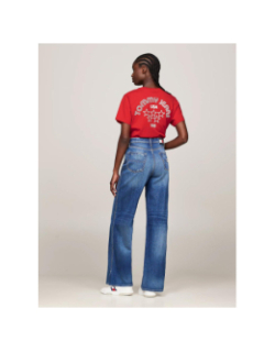 Jean large taille haute claire bleu femme - Tommy Jeans