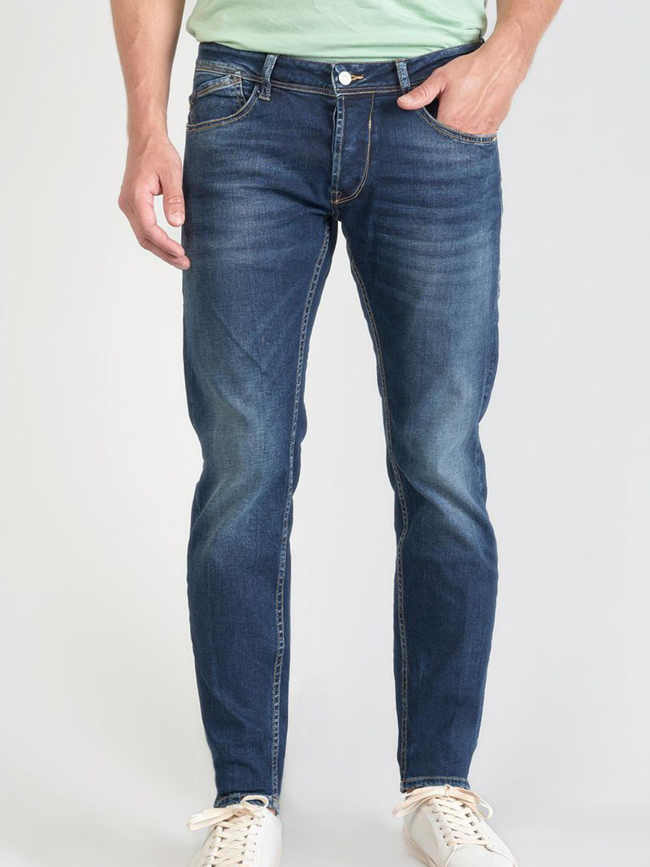 Jean slim ajusté 700/11 basic bleu homme - Le Temps Des Cerises