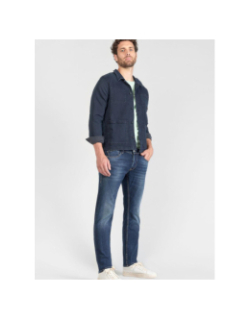 Jean slim ajusté 700/11 basic bleu homme - Le Temps Des Cerises