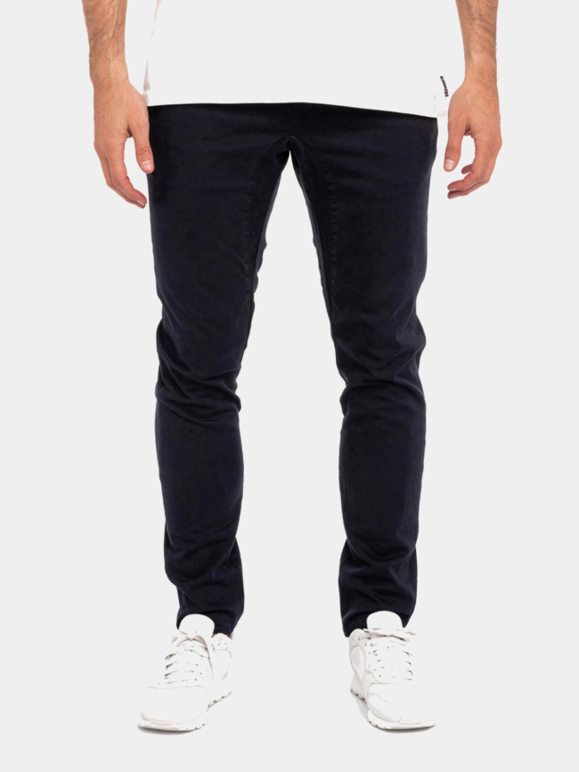 Pantalon chino dening bleu marine homme - Pullin