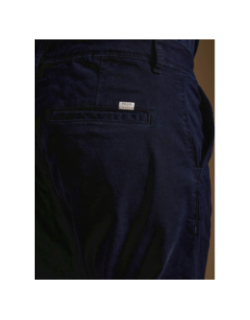 Pantalon chino dening bleu marine homme - Pullin