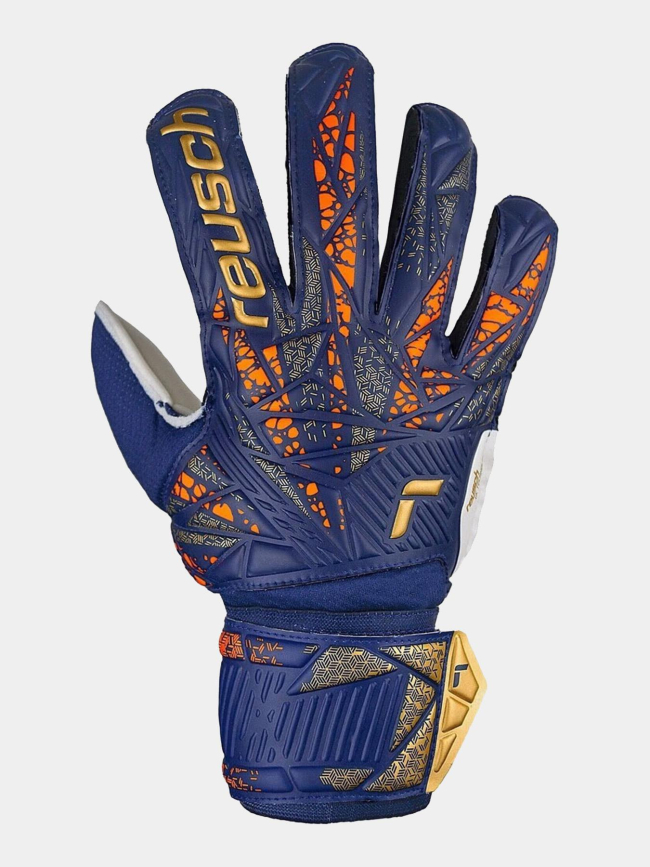 Gants de gardien de football attrakt solid bleu - Reush