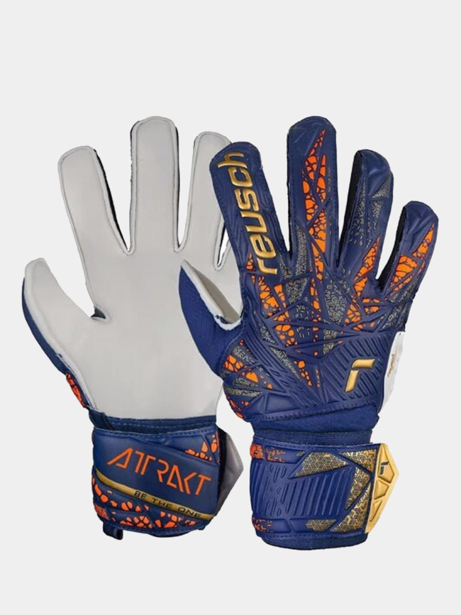 Gants de gardien de football attrakt solid bleu - Reush