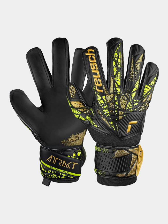 Gants de gardien football attrakt infinity noir enfant - Reush