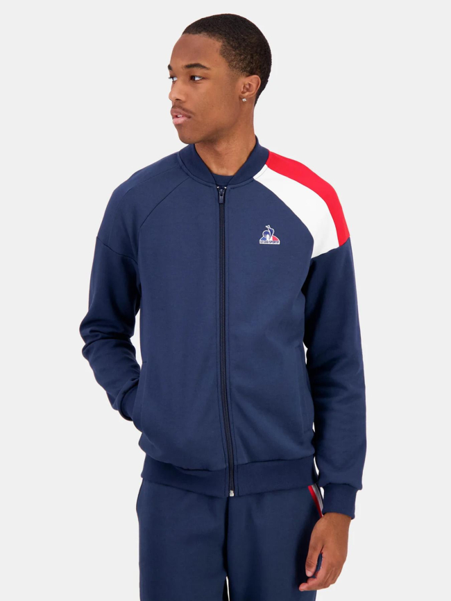 Gilet tricolore fz n2 bleu marine homme Le Coq Sportif