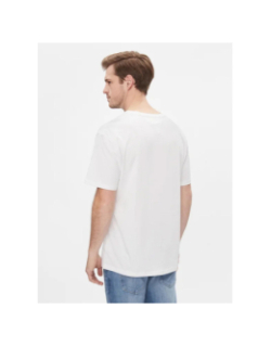 T-shirt regular linear logo blanc homme - Tommy Jeans