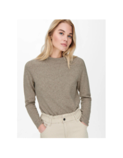 Pull rica life beige sable femme - Only