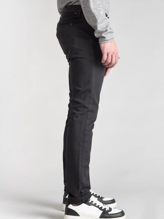 Pantalon chino jogg kurt noir homme - Le Temps Des Cerises