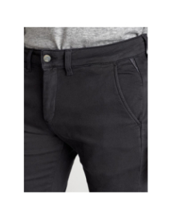 Pantalon chino jogg kurt noir homme - Le Temps Des Cerises