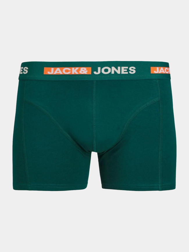 Pack 3 boxers scott noir bleu vert garçon - Jack & Jones