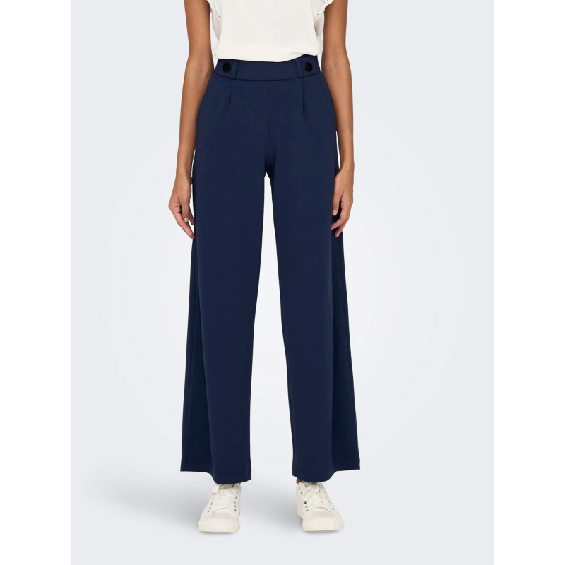 Pantalon large geggo bleu marine femme - Jacqueline De Yong