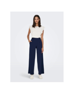 Pantalon large geggo bleu marine femme - Jacqueline De Yong