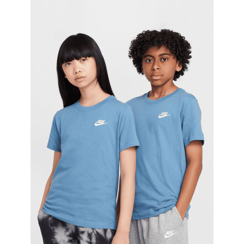 T-shirt nsw emb futura bleu enfant - Nike