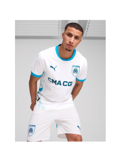 Maillot de football OM domicile 24/25 blanc homme Puma