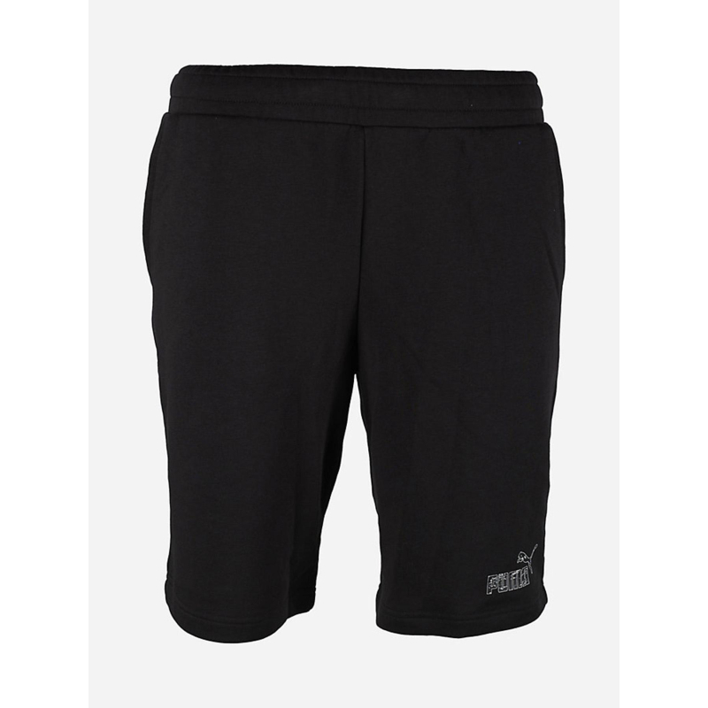 Short jogging essential logo camo noir homme - Puma