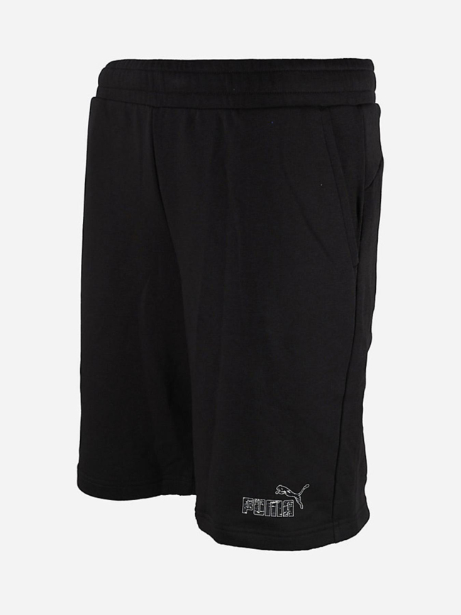 Short jogging essential logo camo noir homme - Puma