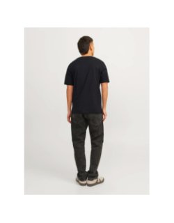 T-shirt logo o-neck noir homme - Jack & Jones