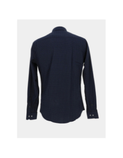 Chemise imprimée lorgue bleu marine homme - Benson & Cherry