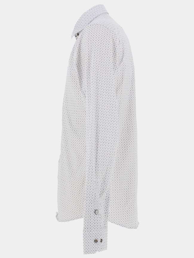 Chemise imprimée loup blanc homme - Benson & Cherry