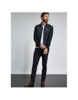 Veste bi-matière savana bleu marine homme - Benson & Cherry