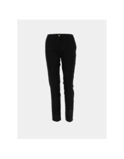 Pantalon cigarette plime noir femme - Morgan