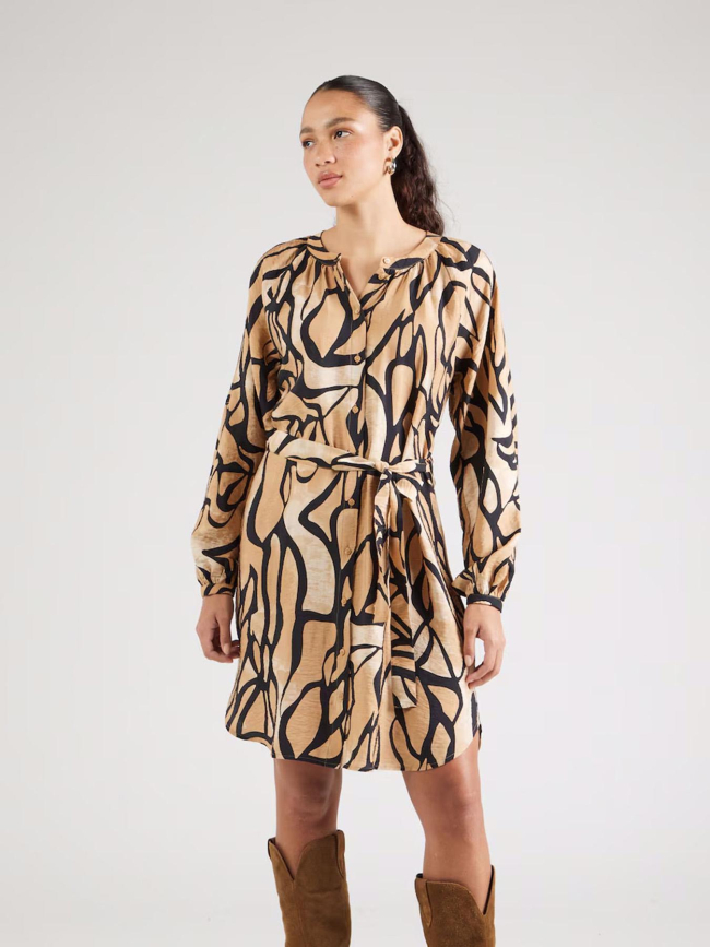 Robe imprimée martha marron femme - Vero Moda