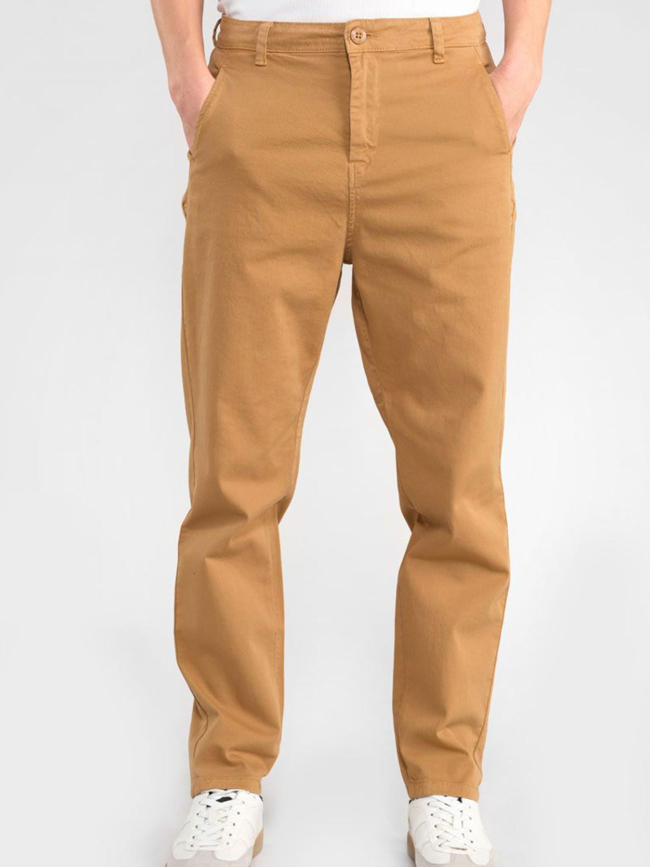 Pantalon chino erle marron femme - Le Temps Des Cerises