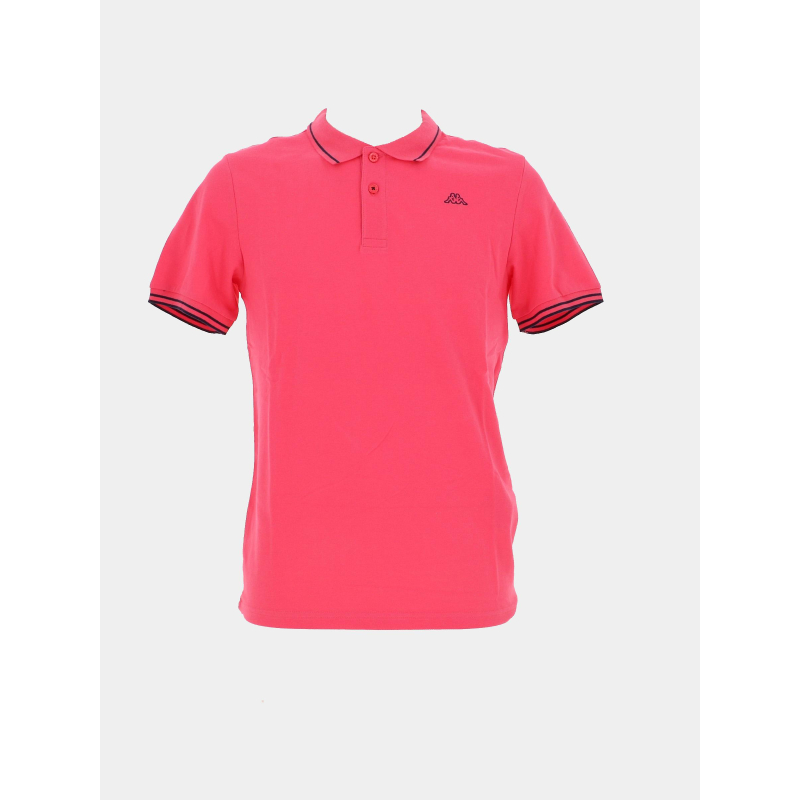 Polo slim ezio corporate rose homme - Kappa