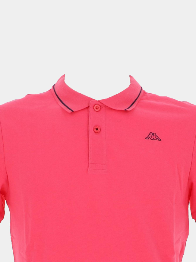 Polo slim ezio corporate rose homme - Kappa