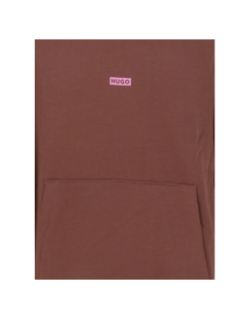 Sweat à capuche nazardo marron homme - Hugo