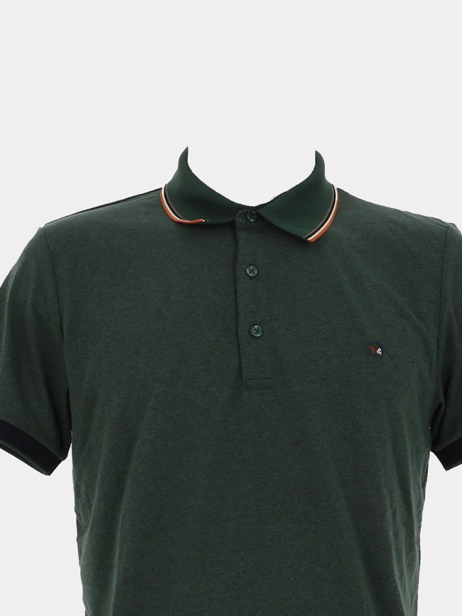 Polo gteam signature vert homme - Benson & Cherry